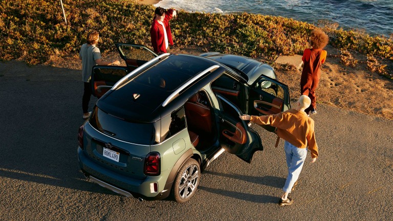 Nouveau MINI Countryman– vert et noir – vue de face
